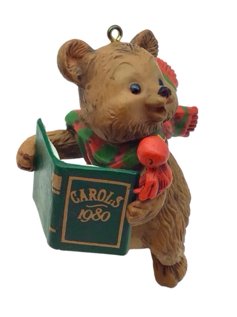Hallmark 1980 “Caroling Bear” Christmas Ornament